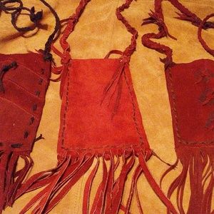 Leather pouches handmade